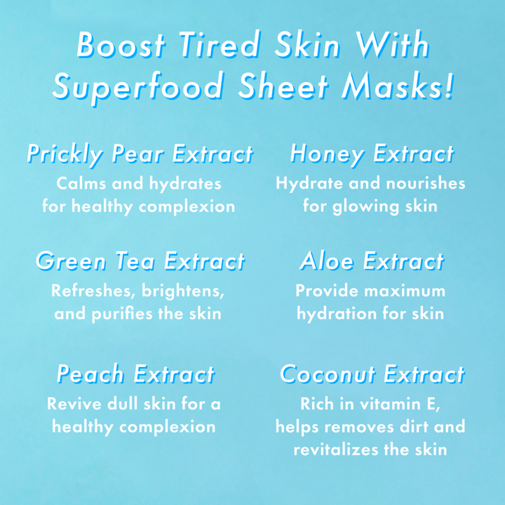 TonyMoly - SuperFood Mask Bowl Sheet Mask Set