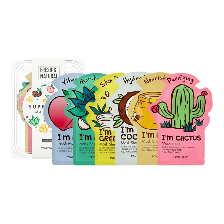 TonyMoly - SuperFood Mask Bowl Sheet Mask Set