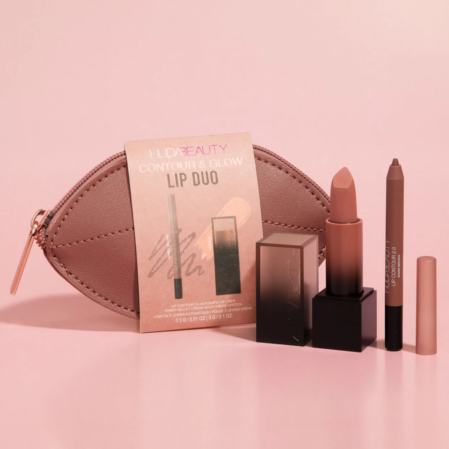 Huda Beauty - Mini Contour and Glow Lip Duo