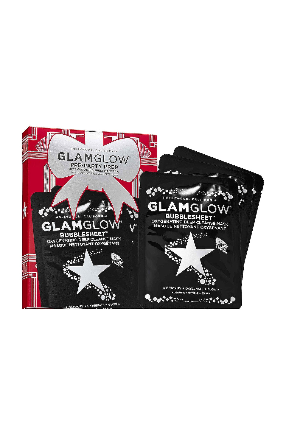 GLAMGLOW - Pre-Party Prep: Oxygenating Deep Cleanse Sheet Mask Trio