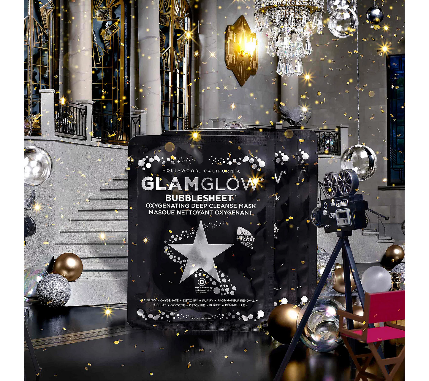 GLAMGLOW - Pre-Party Prep: Oxygenating Deep Cleanse Sheet Mask Trio