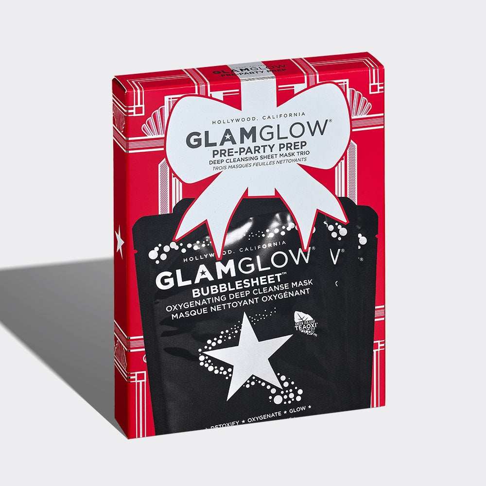 GLAMGLOW - Pre-Party Prep: Oxygenating Deep Cleanse Sheet Mask Trio