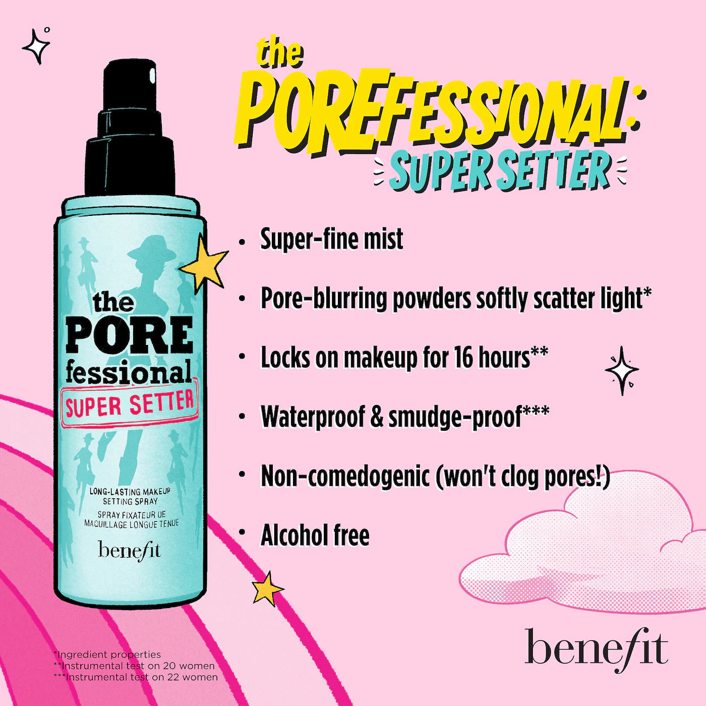 Benefit - The POREfessional: Super Setter Pore-Minimizing Setting Spray
