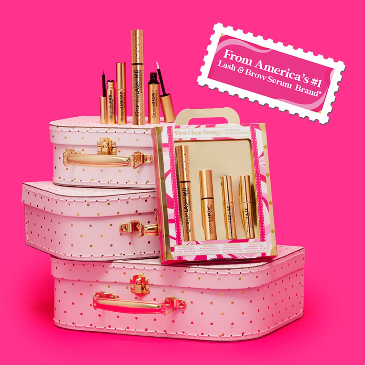 Grande Cosmetics - First Class Beauty Lash and Brow Set
