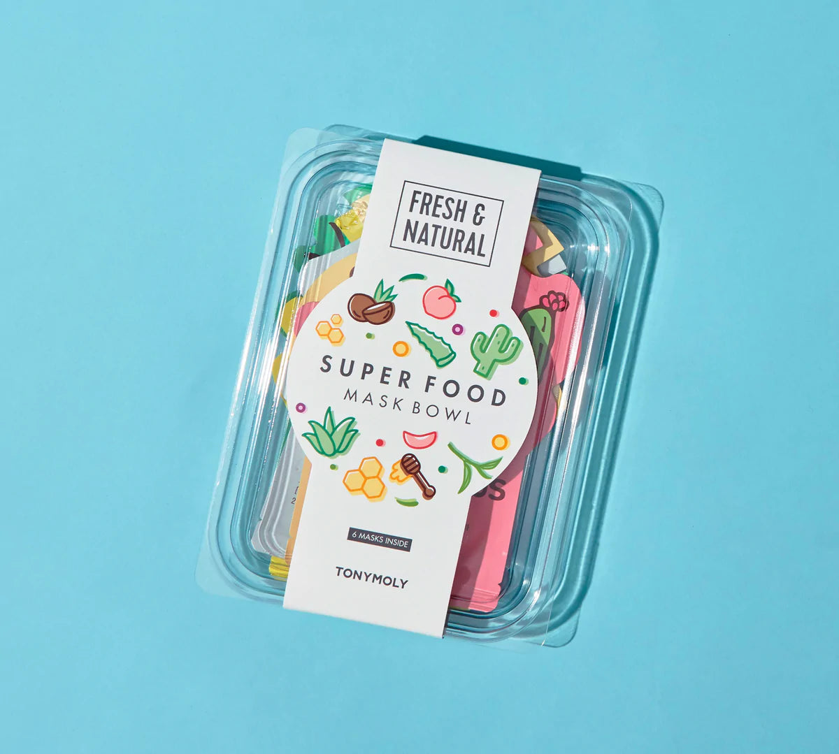 TonyMoly - SuperFood Mask Bowl Sheet Mask Set