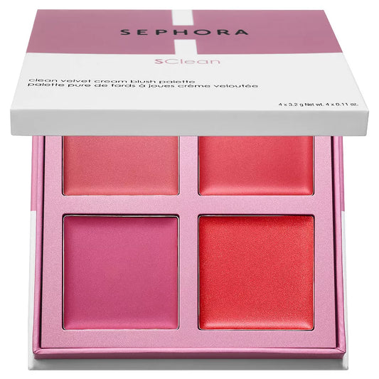 Sephora - Clean Velvet Cream Blush Palette (Shade: Candied)