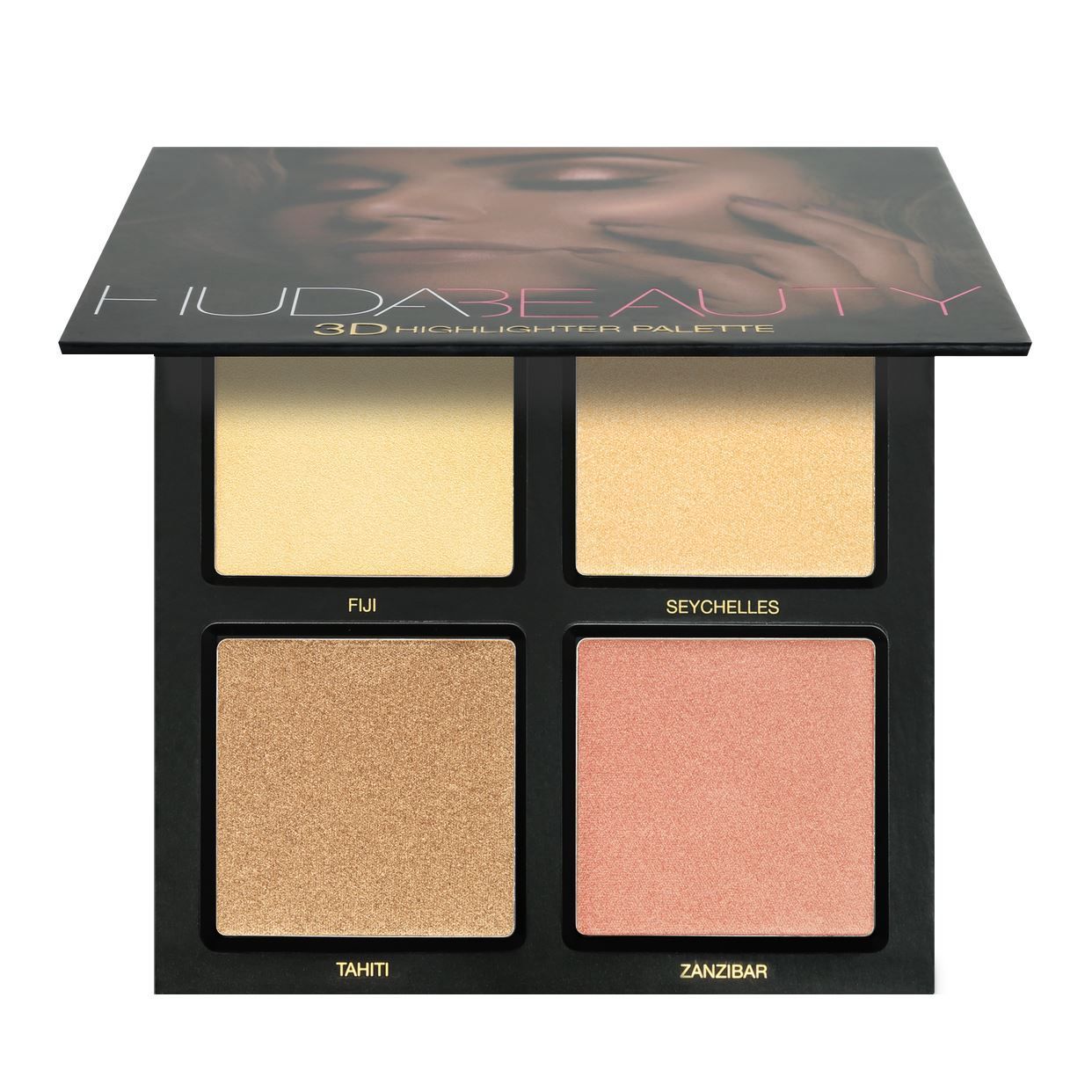 Huda Beauty - 3D Highlighter Palette (Shade Golden Sands)