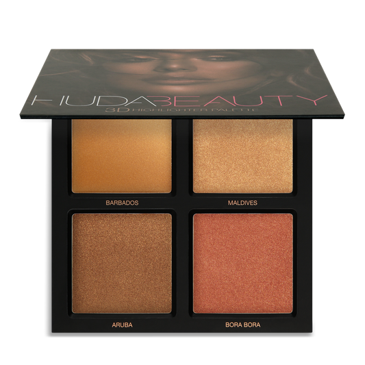 Huda Beauty - 3D Highlighter Palette (Shade Bronze Sands)